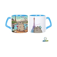 Pusheen Pariste Kupa Bardak Tek Adet 0685 Çok Renkli