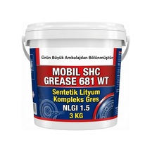 Mobil SHC Grease 681 WT Sentetik Lityum Kompleks Gres 3 KG