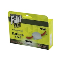 Filit 4pcs Karınca - Hamam Böcek Yemi 6ay Etkili - İstasyon Yem: 1.5gr X 4ad. 6gr 4741