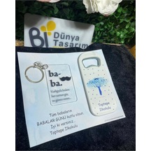 Uv Baskı Açacak Magnet & Uv Baskı Anahtarlık Söz, Nişan, Nikah, Düğün, Kına 10 Adet Bebe Mavi