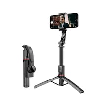 Stabilizer Selfie Stick 2 Si 1 Arada Kablosuz Bluetooth Uzaktan Kumandalı 700mm Ayarlanabilir Yükseklik Ios Uyumlu Tit Diğer