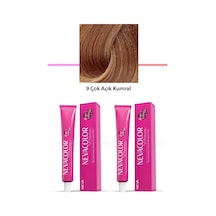 2 Li Set Premium 9 Çok Açık Kumral - Kalıcı Saç Boyası 2 X 50 G Tüp