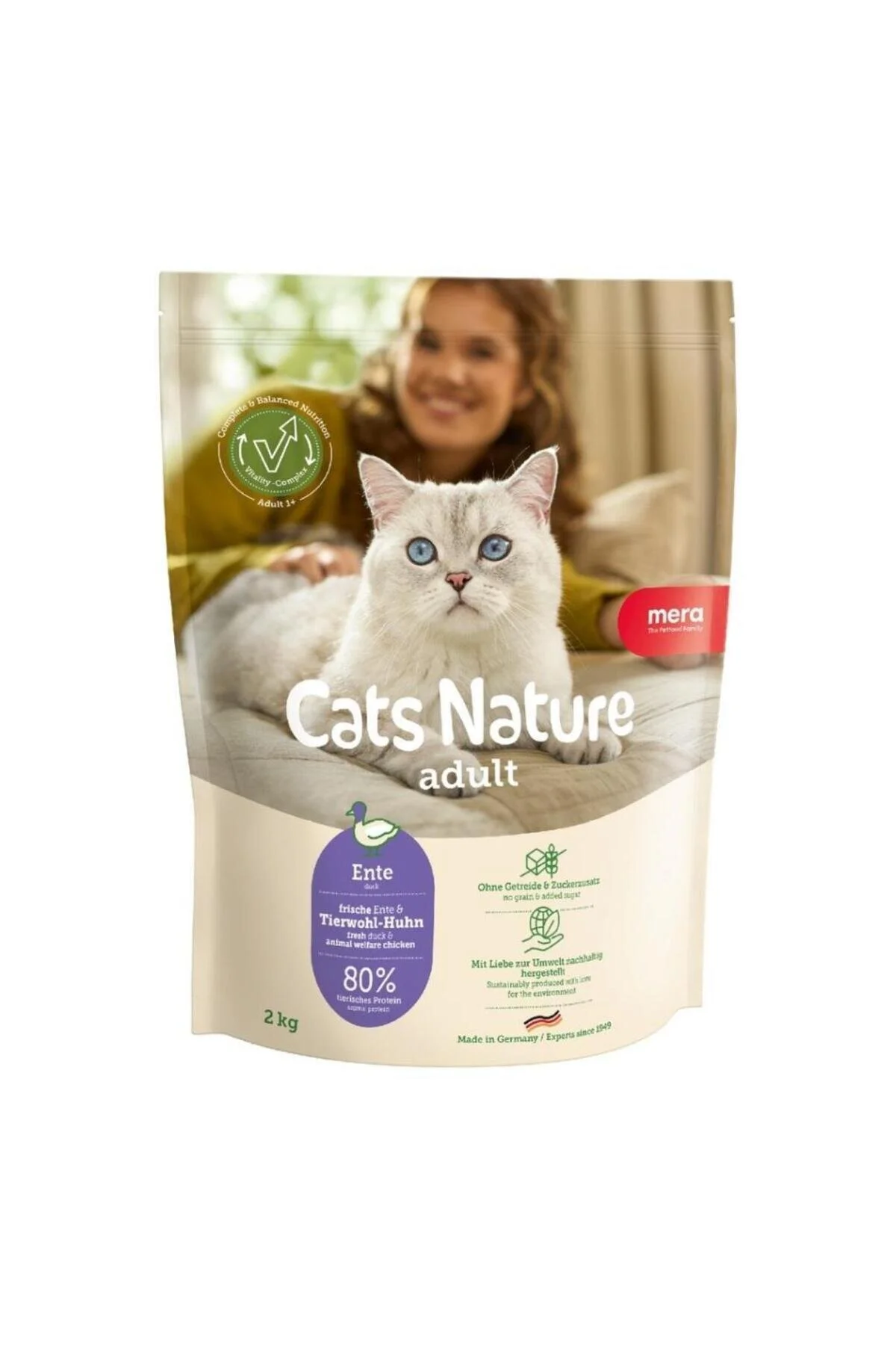 Cats Nature Ördekli Yetişkin Kedi Maması 2 Kg