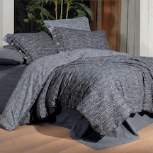 Glamis King Size Battal Boy %100 Pamuk Flanel Pazen Nevresim Takımı Gri Gri