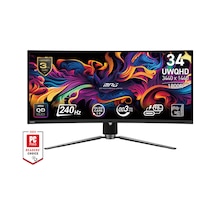 Msi Mpg 341cqpx Qd-oled 34 İnch 3440x1440 0.03ms 240hz Hdmı Dp 1800r Adaptive-sync Curved Oyuncu Monitörü