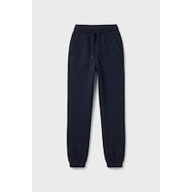 TOMMYLIFE Lacivert Standart Ön Dikiş Detaylı Kız Çocuk Eşofman Alt - 75197