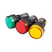 3 Adet Ac 220V Dijital Pano Led Gösterge Işığı Voltmetre Değildir