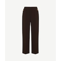 Yargıcı Tapered Yüksek Bel Pantolon 26kkpn3044x 003 Kahverengi