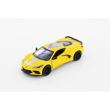 Kinsmart 2021 Corvette Stingray C8 Livery Edition Diecast Sarı