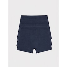 LC Waikiki Lc Waıkıkı Lacivert Loose Fit Pamuklu Esnek Erkek Boxer 3'lü