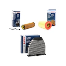 Mercedes C180 Komp. W204 Filtre Bakım Seti 2008 - 2011 Bosch