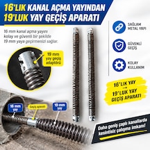 16 Lık Kanal Açma Yayından 19 Luk Kanal Açma Yyayına Geçiş Aparatı (1 adet )