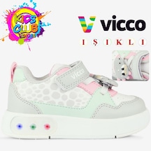 Vicco Borka Işıklı Ortopedik Çocuk Spor Ayakkabı Gri