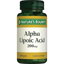 Natures Bounty Alpha Lipoic Acid 200 Mg 30   Kapsül