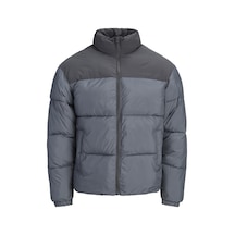 Jack & Jones Erkek Yüksek Dik Yaka Puffer Ceket - Raze - 12299096 Turbulence