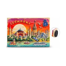 İstanbul Temalı Polyester Magnet Alk5875