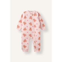 Defacto Fermuarlı Ayıcık Baskılı Uyku Tulumu Kız Bebek I3234a526aupn114 Pembe-pn114