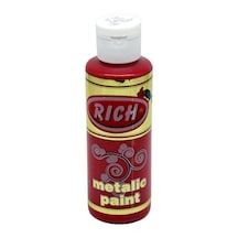 Rıch Metalik Akrilik Boya 120 Cc Kırmızı