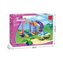 Ausini Fashion Girl 216 Parça Kaydıraklı Tamir Garajı