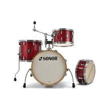 Sonor Aqx Jazz 4-parça Akustik Davul Seti Red Moon Sparkle