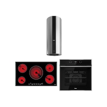 Teka HLB 840 SS BK - TR 951 - CC 485 Siyah Ankastre Set