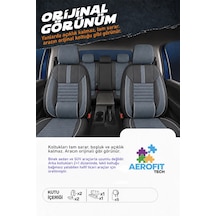Opel Combo C Phantom Monza Gri Tay Tüyü Ticari 2+1 Oto Koltuk Kılıfı Tam Set -ortopedik-kolay Montaj-terletmez 2002 - 2011