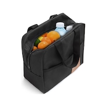 Outdoor Termal Kaplama Beslenme Çantası, 5.8 L, Siyah, Seyahat Kamp Ve Piknik İçin, Sıcak/soğuk