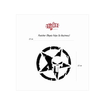 Punisher Beyaz Renk Sticker (188060799)