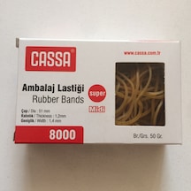 Cassa Paketleme Ambalaj Para Lastiği %100 Kauçuk 50 Gr