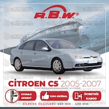 Citroen C5 Muz Silecek Takımı 2005-2007 Rbw