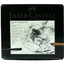 Faber Castell Pıtt Monochrome Işlenmiş Kömür Seti 112978