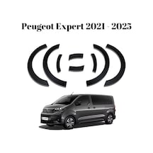 Peugeot Expert 2021 2022 2023 2024 2025 Uyumlu Kapı Ve Çamurluk Koruma Premium Dodik Seti Siyah 8 Parça Tam Set