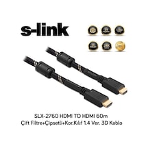 S-Lınk Hdmı 60Metre Slx-2760 Hdmı Hdmı 1.4V Kablo 3D 3D Kablo