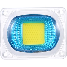 Vkemall 50w Cob Led Işık Çipi - 60x40mm Lensli Akvaryum Ve Dekor Aydınlatma Beyaz