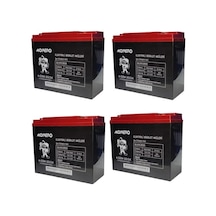 12v-20/24 Amper Dik E-bıke Akü 4'lü Paket