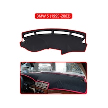 Bmw 5 1995-2003torpido Koruma Halısı Kırmızı Kenar