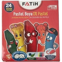 Fatih Karton Kutu 24 Renk Pastel Boya