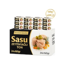 Sasu Zeytinyağlı Ton Balığı Bütün Dilim 24 x 160 G
