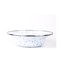 Emaylab Speckles Çukur Makarna Ve Salata Tabağı 24cm Hardal