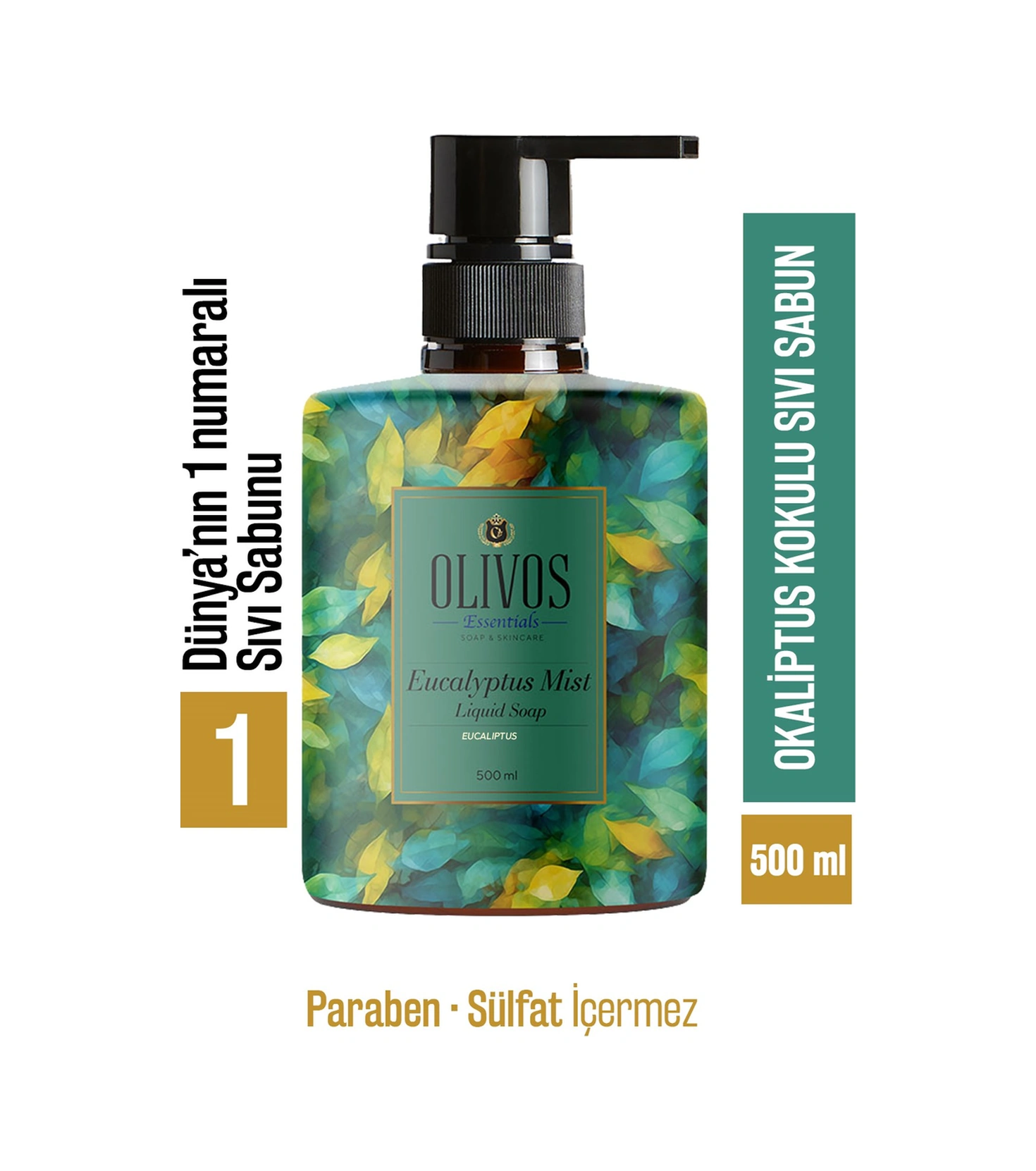 Olivos Okaliptus Sıvı Sabun 500 ML
