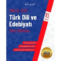 10.Sınıf Pro&Test Türk Dili ve Edebiyatı Soru Bankası -  Bilfen Yayınları