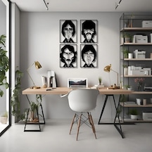 Sanatsal Metal Tablo Beatles Beatles Metal Duvar Tablosu Sanat