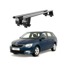 Royal Skoda Fabia Wagon 2015 Ve Sornası Uyumlu Gri Ara Atkı Port Bagaj Tavan Barı
