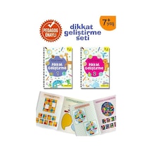 Küçük Dahiler Dikkat Geliştirme Seti - 7+ Yaş-2 Kitap Takım - Ayça G. Derin - İndigo Çocuk