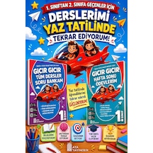 1. Sınıftan 2.sınıfa Geçenler İçin Derslerimi Yaz Tatilinde Tekrar Ediyorum Seti