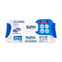 Softix Yüzey Temizleme Havlusu Beyaz Sabun 100 Lü 24'li Paket
