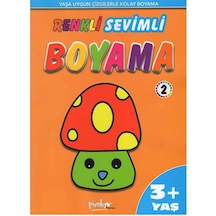 '+3 Yaş Renkli Sevimli Boyama 2 (Pinokyo Yayınları)