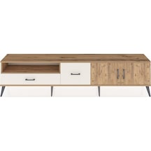 Arges Tv Ünitesi 2 Raflı 2 Çekmeceli 2 Kapaklı 220x30x51 Çam-çam/aytaşı Atlas Çam/aytası - Atlas Çam