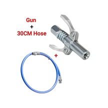 Gres Tabancası Çoğaltıcı 10000 Psı Nptı/8 Yağ Pompası Hızlı Bırakma Gres Ucu Gun With 30cm Hose Büyük Britanya