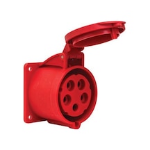METE ENERJİ 406522V 5X32A. Ip44 Makıne Prizi -Düz-(Vidalı Bağ.)